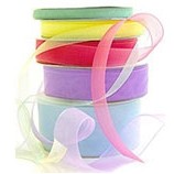 7/8" Sheer Organza Ribbon