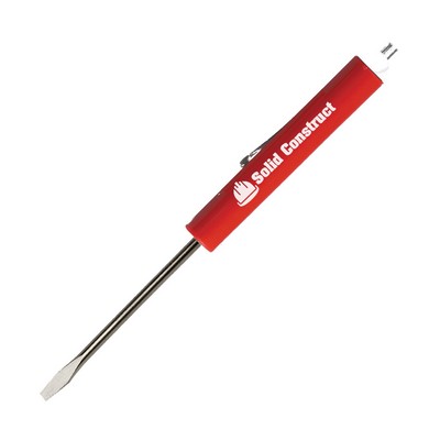 Pocket Screwdriver 1/8" Flat Tip Blade + Magnetic Top