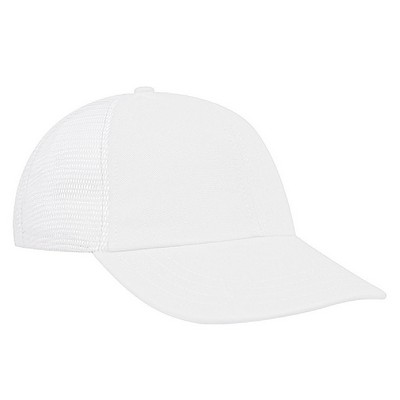 Solid Mesh Back Brushed Front Snapback Dad Cap
