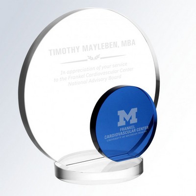 6-1/4" Blue Eclipse Award