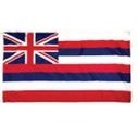 Hawaii Indoor Parade Flag w/Pole Hem And Fringe (4'x6')