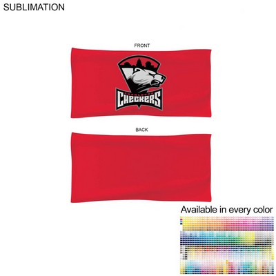 Colored Microfiber Terry Pool, Gym Towel, Sublimated in Any PMS color Edge to Edge 2 Side (20"x40")