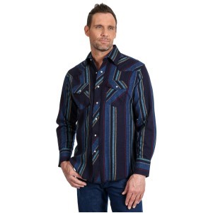 Wrangler® Men's Various Flannel Stripe Shirt