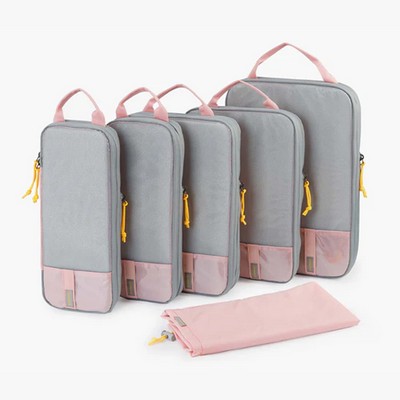 BagsMart 6" 1 Compression Packing Cubes - Pink