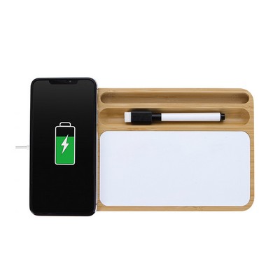 Desktop Whiteboard w/Wireless Charge