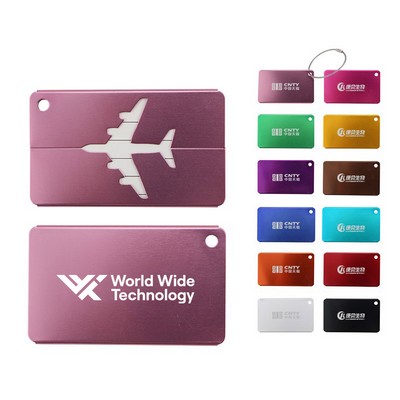 Anodized Aluminum Suitcase Identification Tag