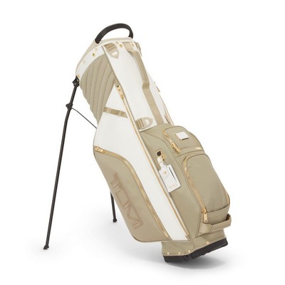 Tumi Alpha Golf Stand Bag- Off White/Tan