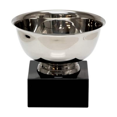 4" Silver Plated Revere Bowl on Marble Base