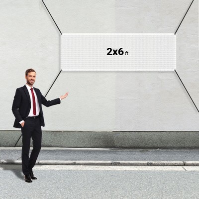 Custom 2' X 6' Mesh Banners