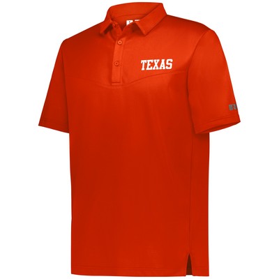 Russell Sideline Grid Polo Shirt