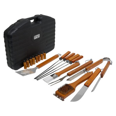 18Pcs Barbecue Set w/ Storage Case