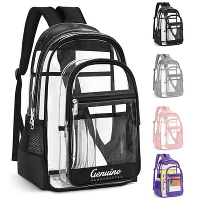 Heavy Duty Clear PVC Stadium Backpack