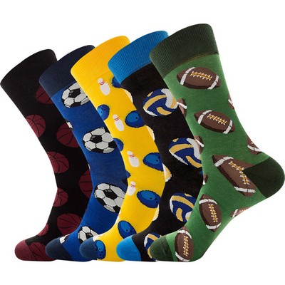 Crazy Funky Dress Crew Socks