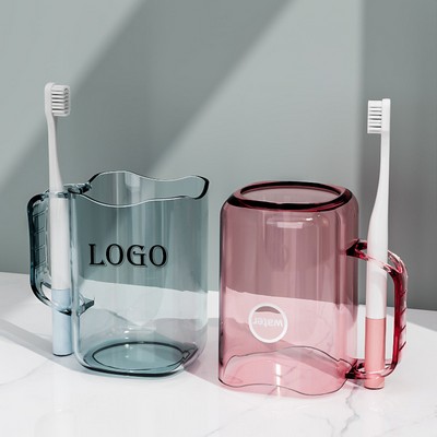 2-in-1 Bathroom Rinse Cup and Toothbrush Holder