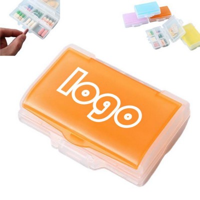 Double-Layer Seven-Compartment PP Pill Box