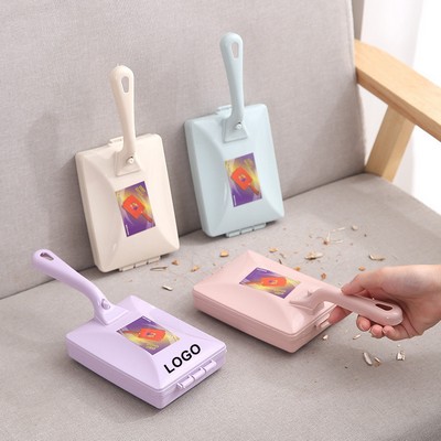 Handheld Double Roller Pet Hair Cleaning Carpet Brush