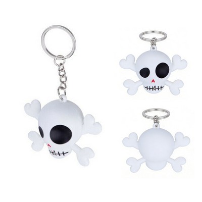 Adorable Skull LED Acoustic Keychain
