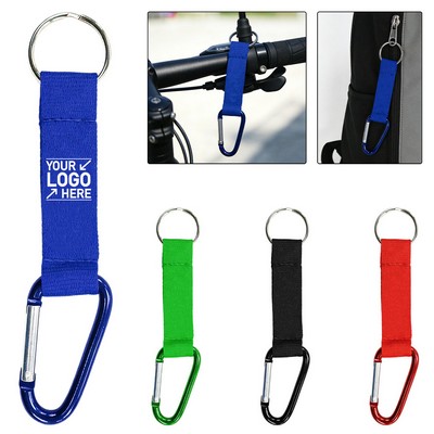 Polyester Key Strap with Aluminum Carabiner