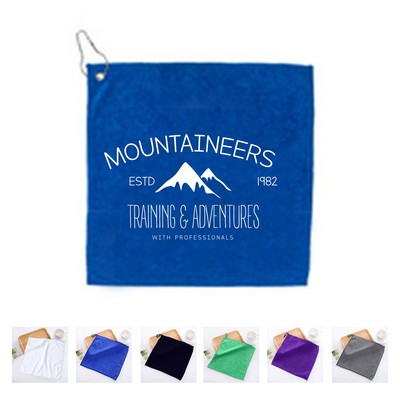 Hanging Golf Towel with Clip