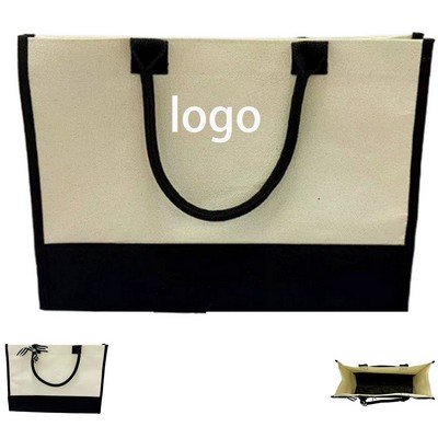 Professional 16.5x12.5" Premium Heavy Duty Canvas Everyday Tote Bag