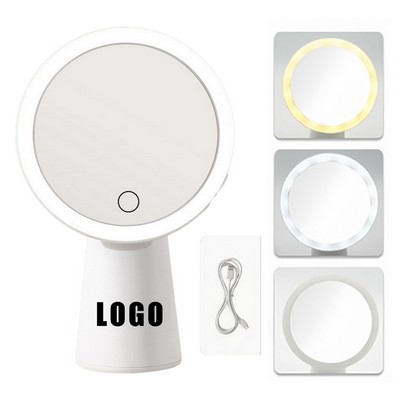 LED Lighted Touch Control Makeup Mirror