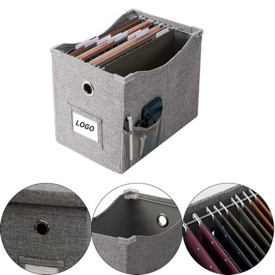 Collapsible Hanging File Boxes Linen Storage Organizer