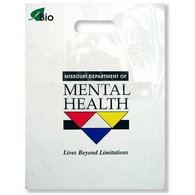 2.0 Mil Single-Ply Die Cut Handle Bag (17"x18"x+4")