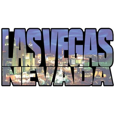 Las Vegas City Scape Maxi Magnet (8 Square Inch)