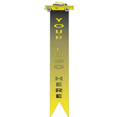 Taxicab Bookmark w/ Black Back