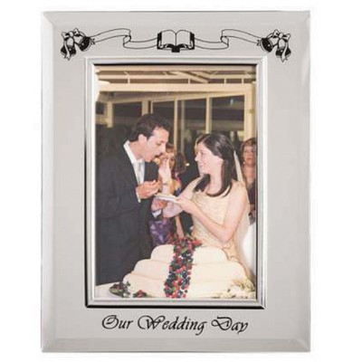 Clear Glass Mirror Frame w/Silver Frame (5"x7")