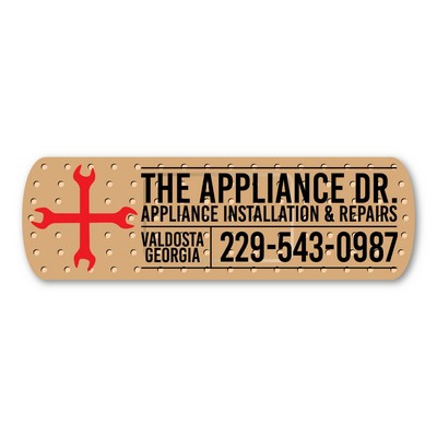 Band-aid Magnet - 4" x 1.25" - 30 mil - Outdoor Safe