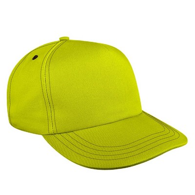 Contrast Stitching Twill Snapback Skate Hat