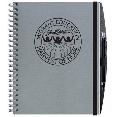Embossed Alligator Textured Journal w/100 Sheets & Pen (8 ½"x 11")