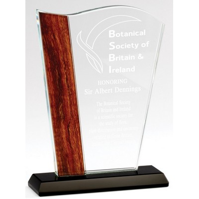 Ashford Crystal Award, 7 1/4"H