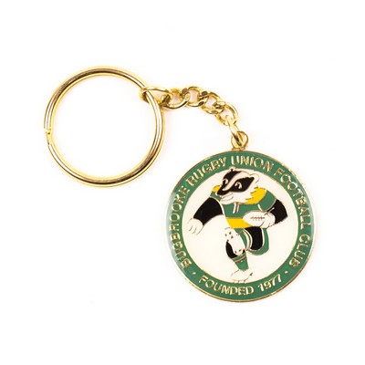 Brass Imitation Cloisonné Key Chain (Simports)