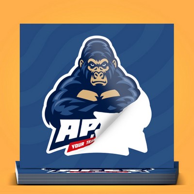 2" Kiss Cut Custom Shaped Sticker