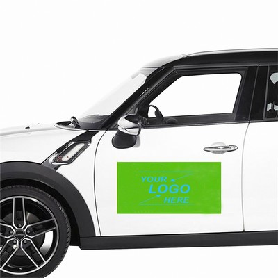 Magnetic Vinyl Car Sticker 3x6" Rectangular