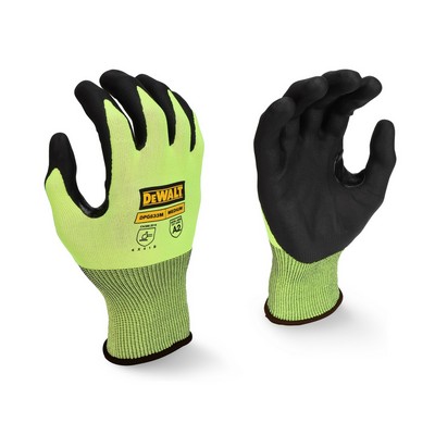 DEWALT Hi-Vis HPPE Cut Touchscreen Glove