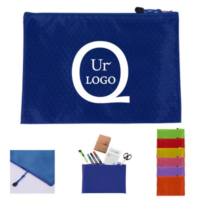 A4 Oxford Zipper File Bag Envelope