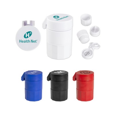 4" Round 1 Pill Holder