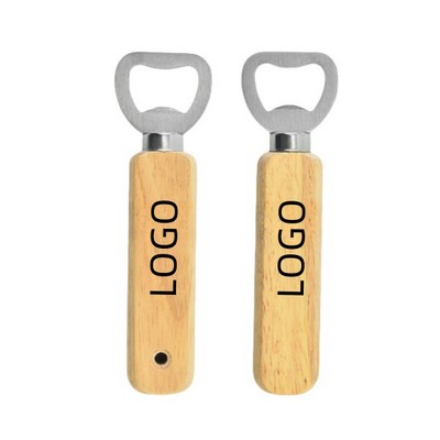 Wooden Handle Bottle Opener