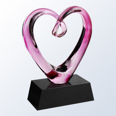 Heart Award - Black Base