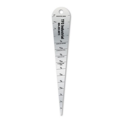 Flange Gap Tool Gauge - 0.0625 to 1 Inch, Stainless Steel