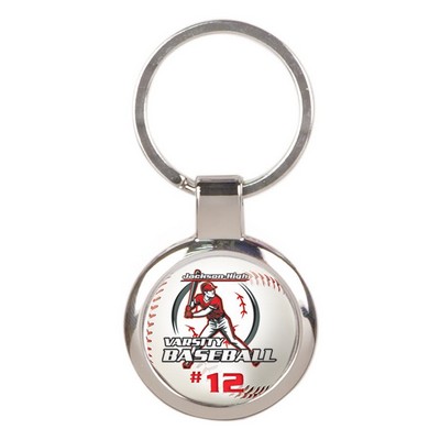 Metal Keychain with Insert