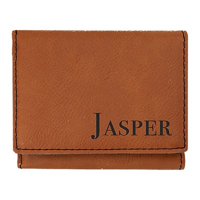 Leatherette Trifold Wallet