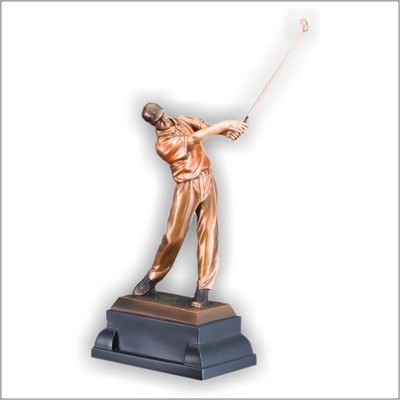 10" Male Golfer