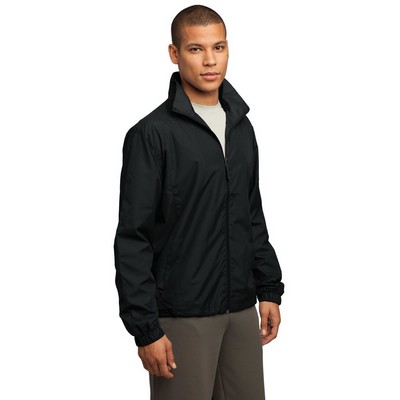 Sport-Tek Full-Zip Wind Jacket.