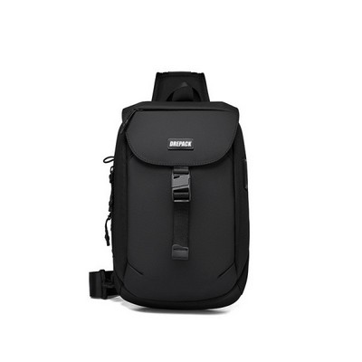 High-Quality Nylon Leatherette Crossbody Bag