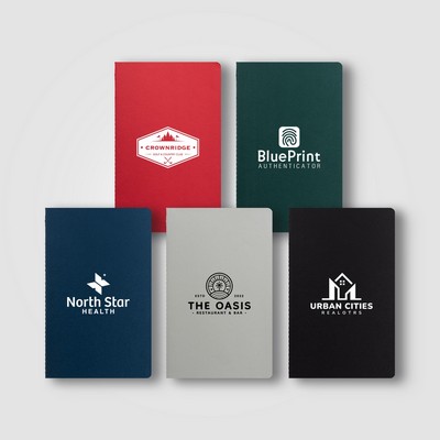 Rime FSC Paper Soft Cover Lined Notebook - A5 - Silkscreen