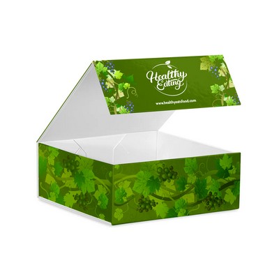 8 x 8 x 3 Small Magnetic Closure Box - (4/0) Air Freight